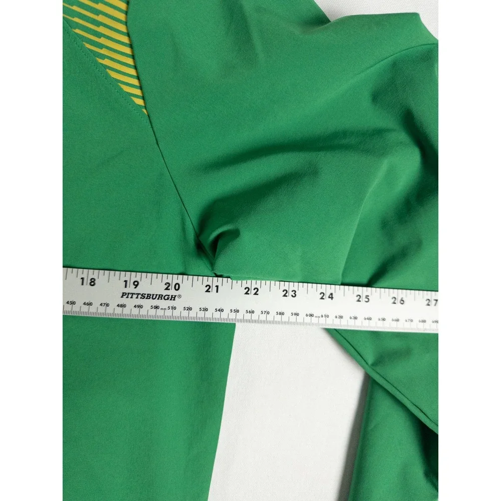 Under Armour Notre Dame Fighting Irish Quarter Zip Pullover Mens M Green Streetw
